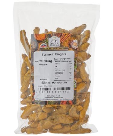 Old India Turmeric Fingers 500g 500 g (Pack of 1)