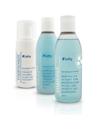 Lofty Care Set: 4 Wig Shampoo Conditioner & Styling Foam for Synthetic Fiber Wig Care - Buy Internationally - Buy Online on GoSupps.com