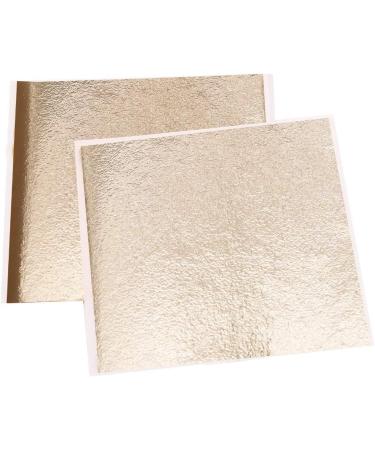 KINNO Imitation Gold Foil Sheets - 100 Sheets for Arts, Crafts, and Gilding - 5.1x5.3 Inches - Buy Online on GoSupps.com