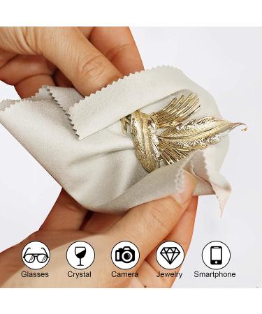 Fu Store 12 Pack Microfiber Cleaning Cloths - Assorted Colors for Glasses, Cell Phones, Screens - 6x7 Inches - Buy Online on GoSupps.com