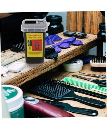 MAGICLULU 6 Pcs Storage Box Razor Disposal Case Barber Case Square Tool Safe Clamshell Refill Plastic 1 count (Pack of 1) Blackx3pcs - Buy Online on GoSupps.com