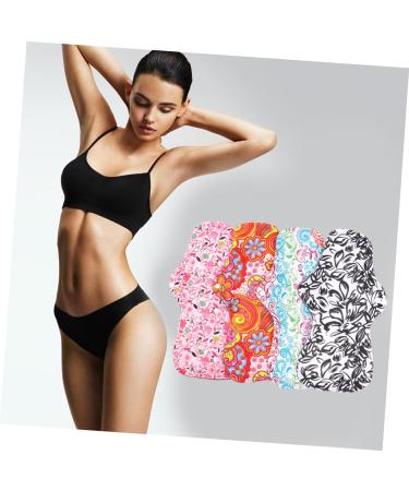 Frcolor 4-Pack Washable Menstrual Pads - Comfortable & Eco-Friendly Fabric Bandages for Women - Buy Online on GoSupps.com