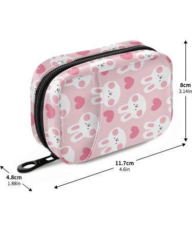 Kawaii Rabbit & Heart Weekly Pill Organizer | 8-Day Vitamin Travel Case - International Shipping Available - Buy Online on GoSupps.com