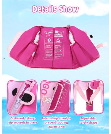 Gogokids Life Jacket for Children | Toddler Swimming Jacket for Girls 5-6 Years | Safe & Comfortable Swimwear - Buy Online on GoSupps.com