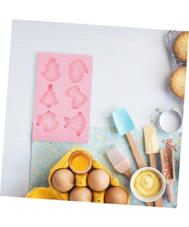 MAGICLULU 5pcs Fruit Cake Mold Clay Molds Silicone Bakeware Biscuit DIY Mould Baking Mold Dessert Mould Non Stick Candy Mold Santa Cake Mold Non Stick Fondant Mold Sample Silica Gel Popsicle 32X18CMx5pcs - Buy Online on GoSupps.com