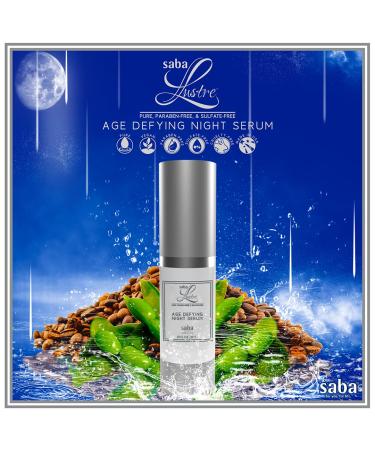 Age Defying Night Serum - Anti-Aging Cream with Hyaluronate Retinol Collagen Peptides & Antioxidants for Youthful Skin - Buy Online on GoSupps.com