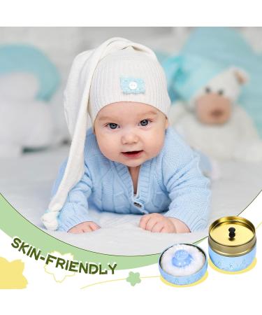 8-Piece Powder Puff Kit with Soft Puffs for Body, Face & Baby - Travel-friendly Cosmetic Powder Container Set - Buy Online on GoSupps.com