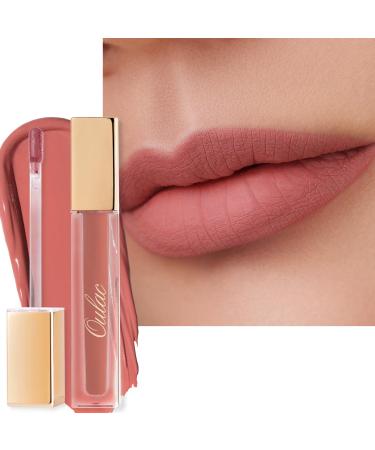 Oulac Matte Liquid Pink Nude Lipstick for Women  Long Lasting Lipstick Waterproof Lip Stain  No Transfer  Creamy High Pigmented Formula with Rose Oil  Vegan & Cruelty-Free  Pink Nude M11  M11 French Kiss (Cool toned nude...