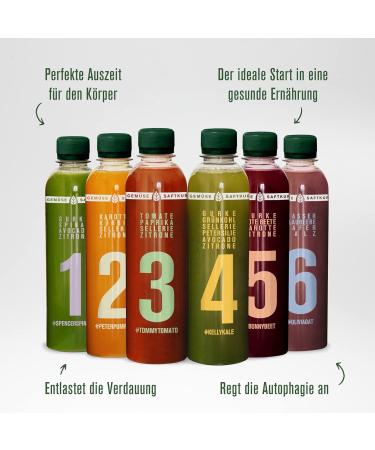 5-Day Vegetable Juice Cure - 30 Bottles of 320ml 6 Natural Flavors No Additives | Kale and Me - International Shipping - Buy Online on GoSupps.com