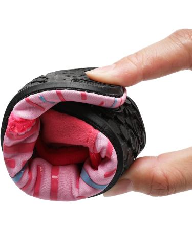 JIASUQI Kids Water Shoes | Quick Dry Aqua Socks for Beach & Pool | Easy Line Pink | 4/5 UK Child - Buy Online on GoSupps.com