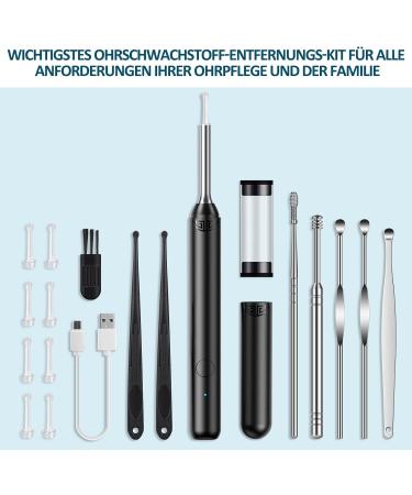 Wireless Ear Wax Removal Otoscope - 1080p HD Camera Waterproof & 6 LED Lights - Demak WiFi Ear Cleaner - Buy Online on GoSupps.com