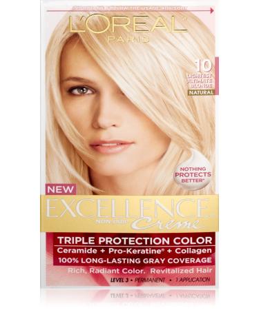 L'Oreal Excellence Creme Haircolor Lightest Ultimate Blonde 10 1 ea