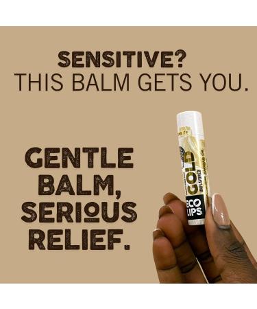 Eco Lips GOLD Organic Lip Balm with Baobab Oil 6-Pack | USDA Organic Moisturizing Lip Care for Dry Chapped Lips | 100% Plastic-Free Packaging | Made in USA - Buy Online on GoSupps.com