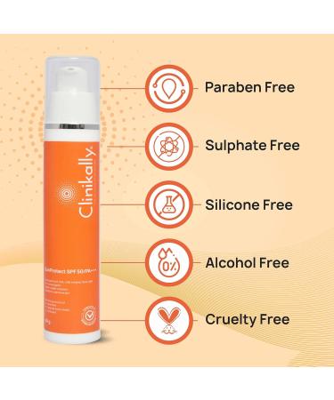 Clinikally SunProtect Sunscreen SPF 50/PA+++ - Buy Online on GoSupps.com