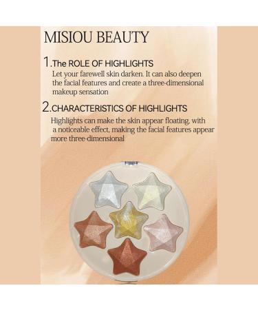 Highlighter Powder - Waterproof Long-lasting Glitter Highlighter | Contouring Highlighting Powder for Shopping Dating Traveling Home Working Gathering 01 - Buy Online on GoSupps.com
