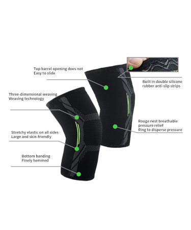 Amtrak Elbow Support Brace 2Pcs XL- Anti-Slip Compression Sleeves for Tennis & Golfers Elbow, Arthritis, Weightlifting, Joint Pain Relief - Moisture Wicking - Men & Women - Buy Online on GoSupps.com