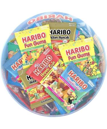 Haribo Minis - (10 g x 100 packs) x 2 - Halal Gold Bears Troppifrutti Happy Cola Happy Fun 10 g (Pack of 200) - Buy Online on GoSupps.com