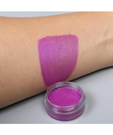 Water Activated Non-Toxic Shimmery Face & Body Paint for Halloween - Violet - Ideal for Skeleton Clown Cosplay & Parties - Buy Online on GoSupps.com