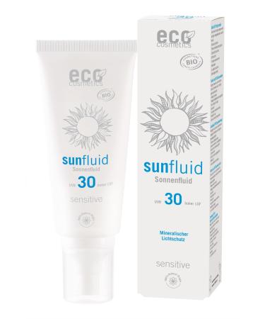 eco cosmetics sun fluid SPF 30 sensitive (2 x 100 ml)