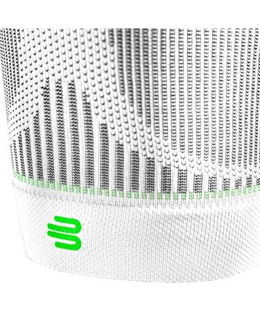 BAUERFEIND Men's Compression Thigh Brace - White XL EU | Best Support for Leg Injuries - Buy Online on GoSupps.com