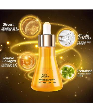 Peptide Anti-Wrinkle Serum 50ml - Quadruple Anti-Aging Effect Hydration & Nourishment for All Skin Types - Buy Online on GoSupps.com