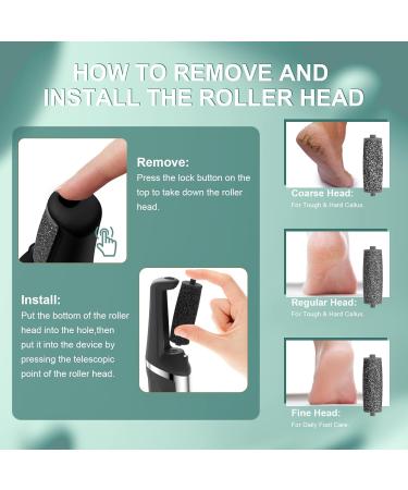 Professional Electric Foot Callus Remover | Rechargeable Pedicure Wand for Smooth Feet | At-Home Spa Kit for Men & Women - Buy Online on GoSupps.com