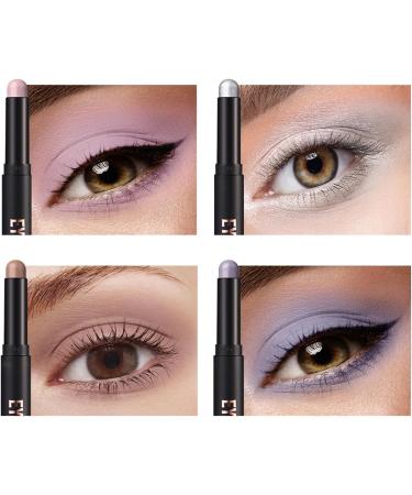 MCAORI Eyeshadow Stick Soft Matte Shimmering Eye Shadow Pencil Crayon Highlighting Pigmented Eyeshadow Pencil Waterproof - Buy Online on GoSupps.com