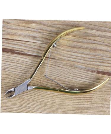 Nail Art Clipper Cuticle Nippers Stainless Steel Nail Cutter Nail Art Tool Pliers Cutting Clipper Manicure Pedicure Tools Golden - Buy Online on GoSupps.com