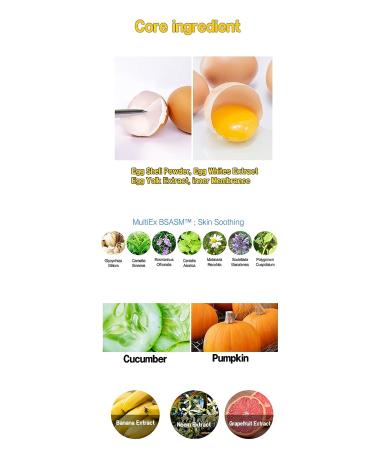Korean Egg White Pore Clinic Foaming Facial Cleanser - K Beauty Acne Treatment for Sensitive Oily Skin - Buy Online on GoSupps.com