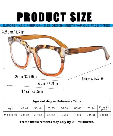 Viseng Women's Showbiz Square Blue Light Blocking Reading Glasses - Stylish 3 Pack (+2.0 Diopters) for Ultimate Eye Protection - Buy Online on GoSupps.com