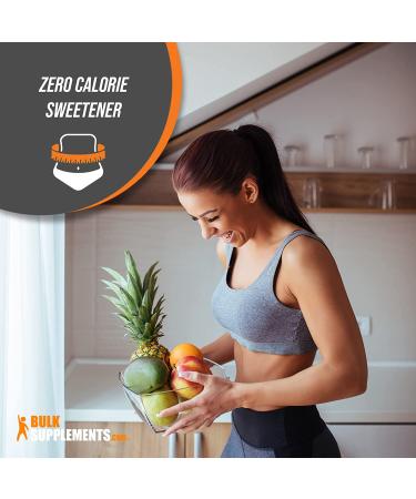 BulkSupplements Stevia Extract Powder - Pure Zero Calorie Sweetener for Baking - 250g (8.8 oz) Pack - Sugar Substitute & Keto-Friendly - Buy Online on GoSupps.com
