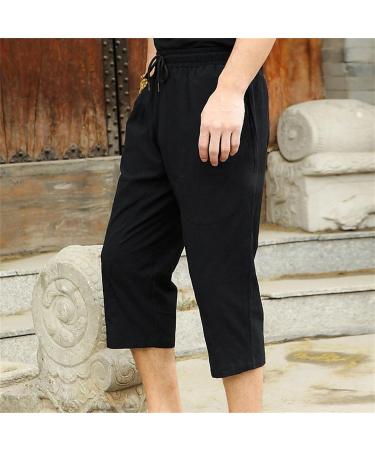 Shop CEWIFO Men's Denim Pants Simple Cotton & Linen Trousers Sport Shorts Summer Styles International Shipping Available - Buy Online on GoSupps.com