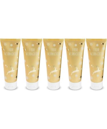  R mer Wellness Set of 5 aloe vera hand and nail creams with "Merry Christmas" inscription 75 ml - Buy Online on GoSupps.com