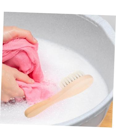 Multifunctional Laundry Brush - Cleaning Scrubbing & Stain Removal | Goat Hair Bristles for Clothes Furniture & Linen Care - Buy Online on GoSupps.com