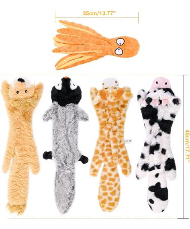 Shop Citamama Squeaky Dog Toy Set - 5 Plush Interactive Training Toys for Small to Medium Dogs | No Fill Eco-Friendly Pet Gear - Buy Online on GoSupps.com