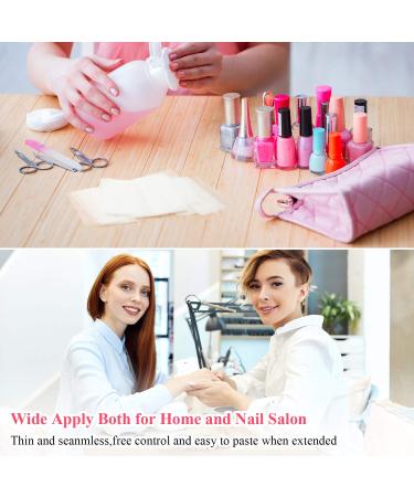 240 Pieces Nail Extension Silk Fiberglass Wrap for Women | Gel Nail Care Tool | DIY Nail Art Accessories - Buy Online on GoSupps.com