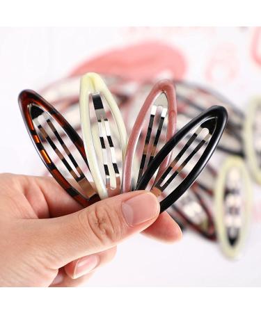 16pc 2.8 Oval Water Drop Hair Clips - No Slip Barrettes for Women/Girls - Retro Elegant Color Style - Buy Online on GoSupps.com