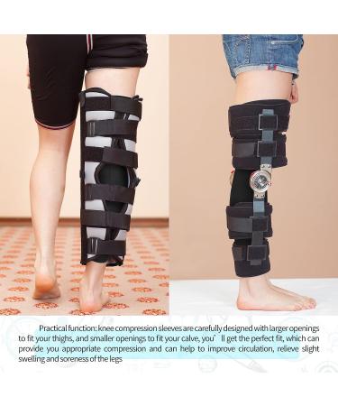 2 Pack Knee Brace Undersleeve for Running & Basketball | Closed Patella Protection | Compression Long Knee Sleeve | Non-Slip & Flexible Support - Buy Online on GoSupps.com