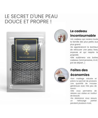 Buy Djampe XL African Bath Net SARHAANA Exfoliating Glove - Body Bath Sponge for Women Men & Children - Gray | International Shipping Available - Buy Online on GoSupps.com