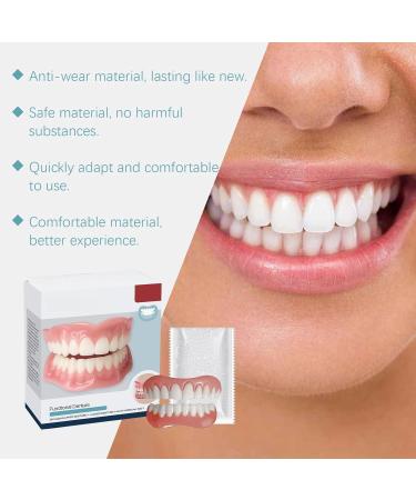Rapid Smile Denture Reline Set - Upper and Lower Dentures Set Rapid Smile Moldable False Teeth Fast to Install Durable Fit 2025 Easy to Use - Buy Online on GoSupps.com