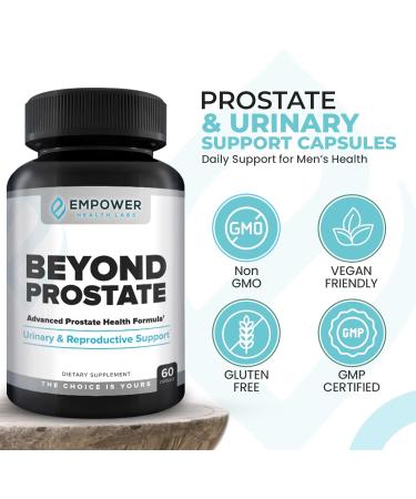 Empower Health Beyond Prostate Supplement Prostate Health Support with Saw Palmetto Zinc Red Raspberry and Stinging Nettle Urinary and Prostate Wellness Complex 60 Capsules - Buy Online on GoSupps.com