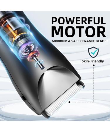 ENSSU Manscape Ball Trimmer - Waterproof Men's Body Groomer for Pubic Beard & Back - Electric Hair Trimmer Kit - Buy Online on GoSupps.com