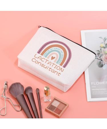 Lactation Consultant Gift Lactation Caring For Tiny Humans and Strong Mamas Consultant Rainbow Cosmetic Bag LACTATION Consultant Bag - Buy Online on GoSupps.com