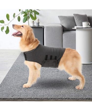 Crazy Dark ThunderShirt for Dogs & Cats - Anti-Anxiety Jacket for Small Pets | Keep Calm Gray Stress Relief - Buy Online on GoSupps.com