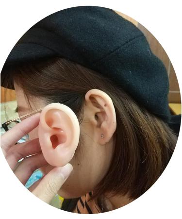 Akatsukiqi Soft Silicone Ear Model for Hearing Aids - Realistic 1:1 Human Ear Simulation Display - Ideal Teaching & Jewelry Display Tool (Clear Left 1PC) - Buy Online on GoSupps.com