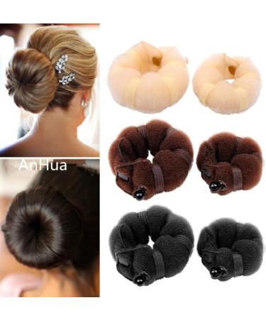 JYtop Hair Doughnut Rings for Perfect Beauty Buns - 2 Piece Set for Effortless Hair Styling - Buy Online on GoSupps.com