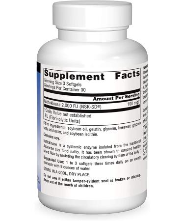 Source Naturals NSK-SD Nattokinase 36 mg - 90 Softgels for Heart Health & Circulation - Buy Online on GoSupps.com