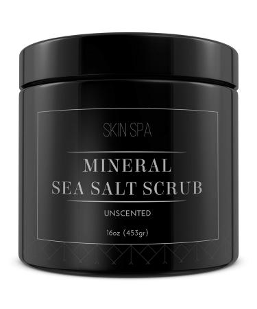 Mineral Sea Salt Scrub - Unscented 16oz (453gr)