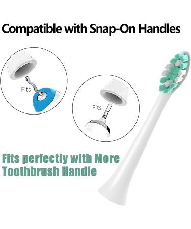 Gypoirul Toothbrush Replacement Heads - 10 Pack Compatible with Philips Sonicare 4100 5100 6100 HX9023, Optimal Plaque Control, Green - Buy Online on GoSupps.com