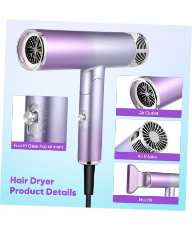 OSOLADY Foldable Hair Dryer Small Travel Hair Dryer Travel Blow Dryer Folding Hair Dryer Small Hairdryer Abs - Buy Online on GoSupps.com